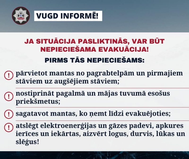 VUGD par iedzīvotāju rīcību