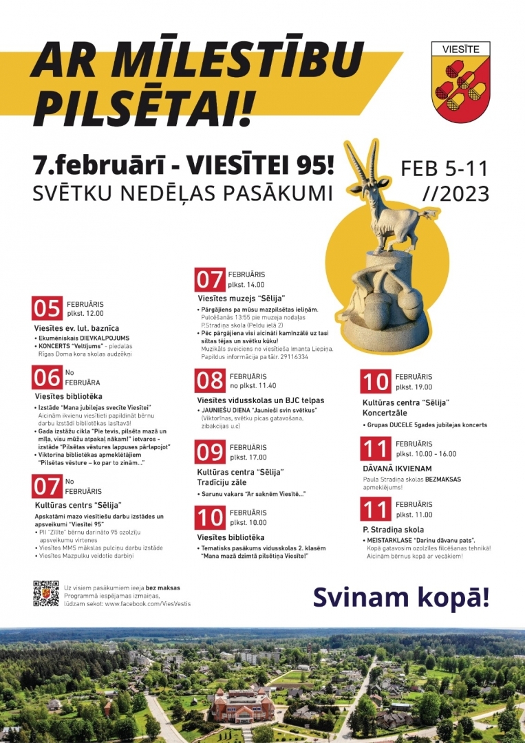 Viesītes svētku afiša - Viesītei 95