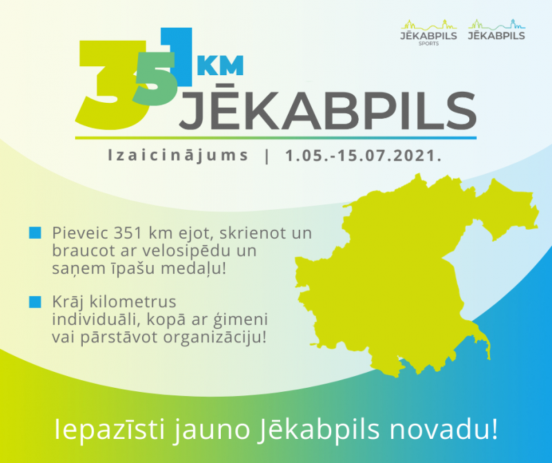 Izaicinājums “Jēkabpils 351 km”