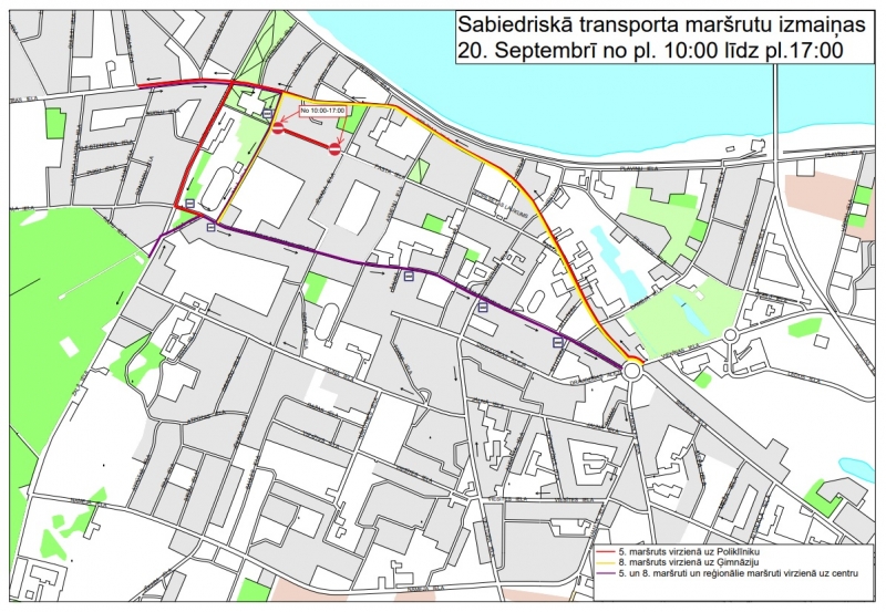 maršruta izmaiņu shēma