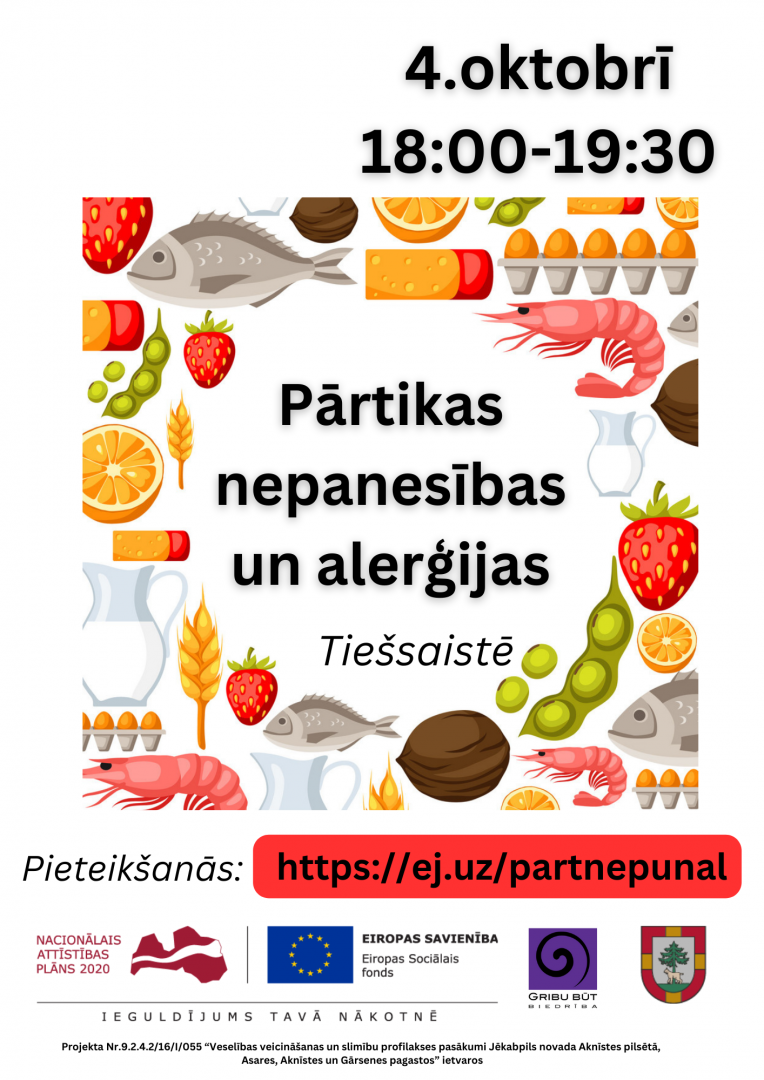 Informatīvs plakāts par lekciju
