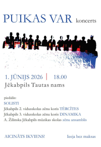 Koncerta afiša Puikas var