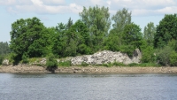 Sēlpils pilsdrupas uz salas Daugavā