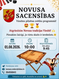 Novusa sacensības Viesīte 01.08.2026