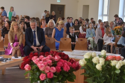 Apbalvojamie pasākumā Jēkabpils 2.vidusskolā