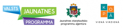 Projekta "Kopā vienā virzienā" logo