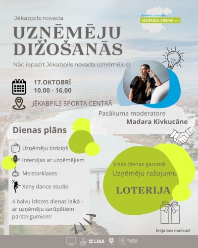 uzņēmēju dižošanās posteris