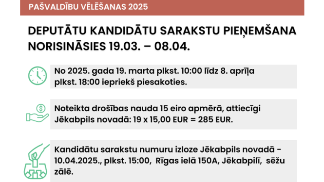 Sarakstu pieņemšana