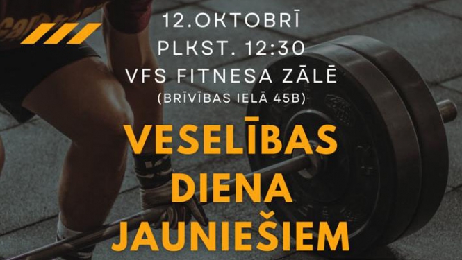 Veselības diena jauniešiem - plakāts