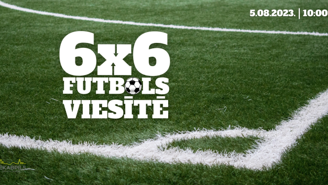 6x6 futbola afiša