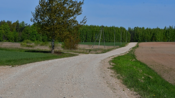 Ceļš Krustpils pagastā
