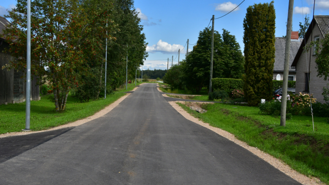 Asfaltētās ielas Atašienē