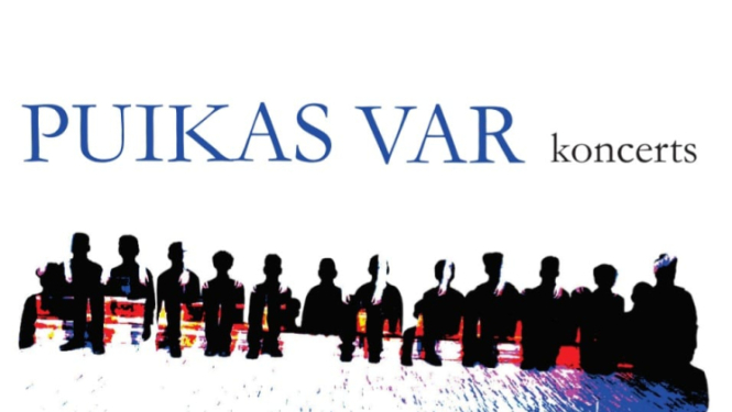 Koncerta afiša Puikas var