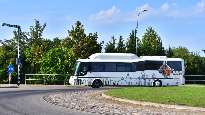 Autobuss uz ceļa Jēkabpilī 