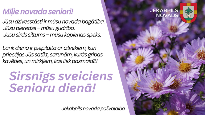 sveiciens senioru dienā