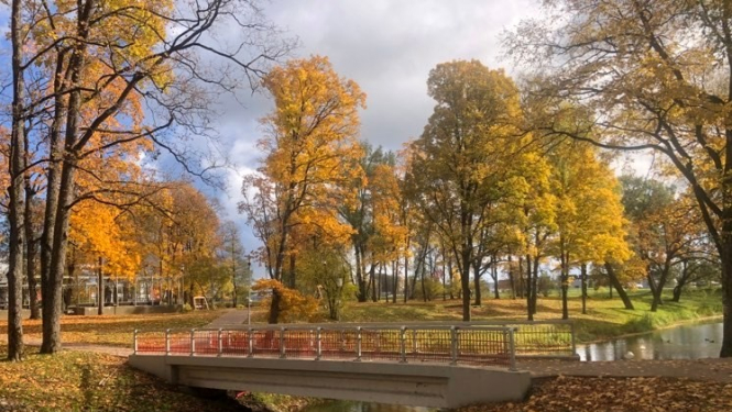 Kena parks rudenī