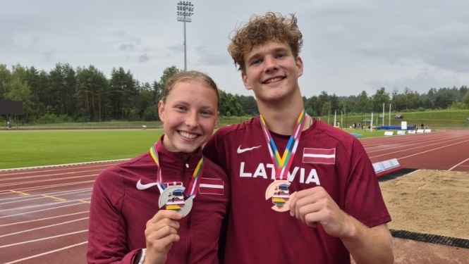 Jēkabpils novada U18 vieglatlēti
