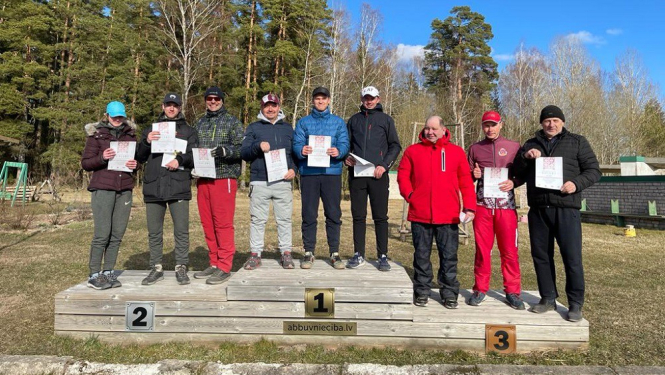 Latvijas kausa izcīņas stenda šaušanā 1. posma uzvarētāji