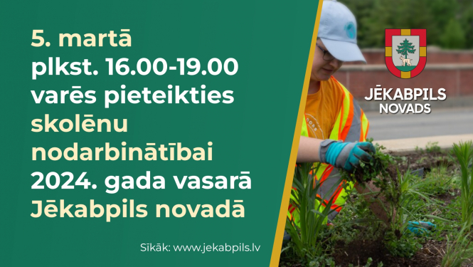 Uzsaukums Jēkabpils novada lauku teritorijai un mazpilsētām
