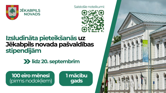 Plakāts ar QR kodu uz likumi. lv saiti