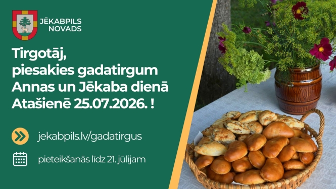 Piesakies tirgum Atašienē