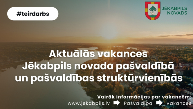 uzsaukums vakancēm - plakāts
