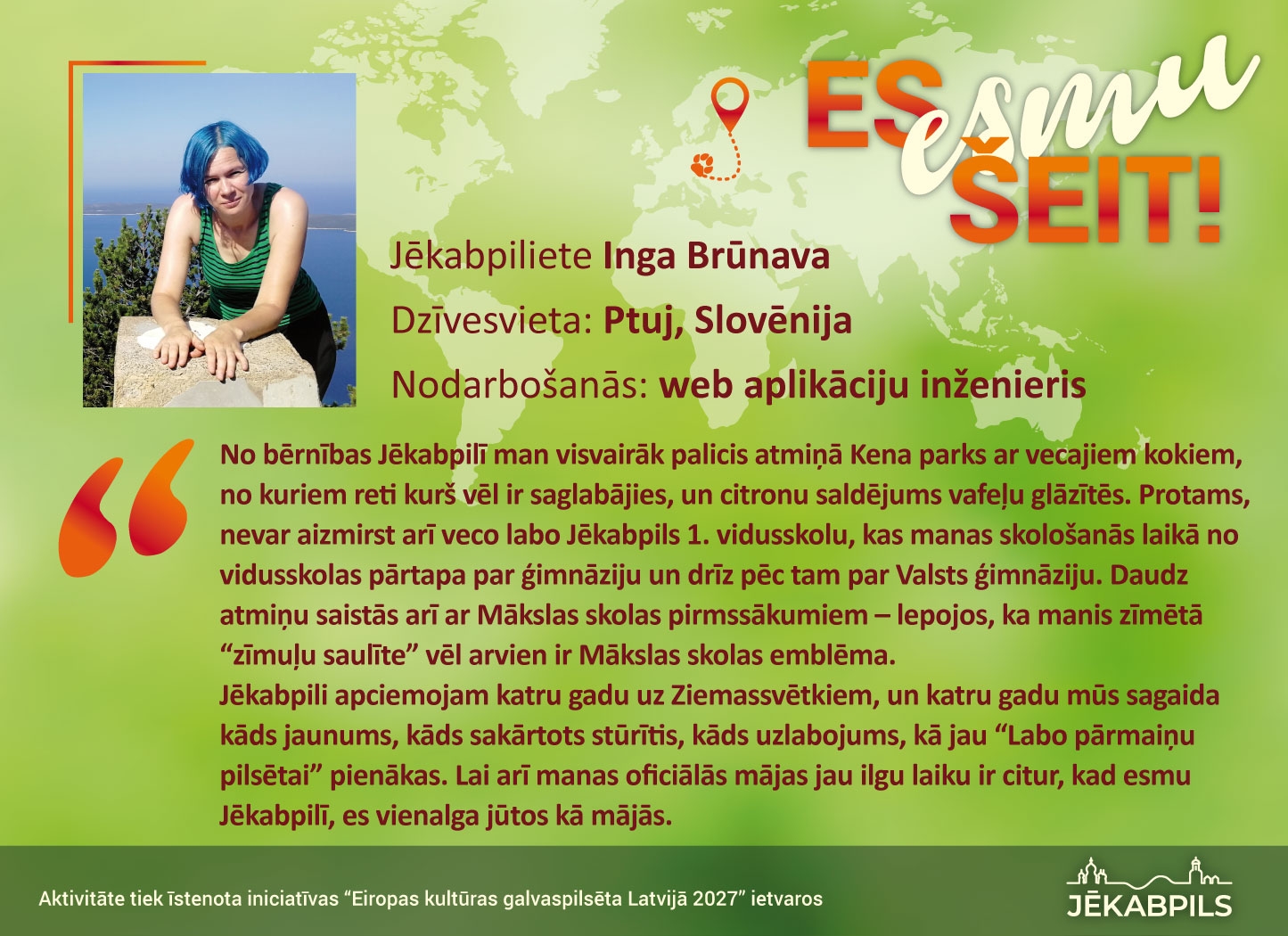 ES esmu šeit