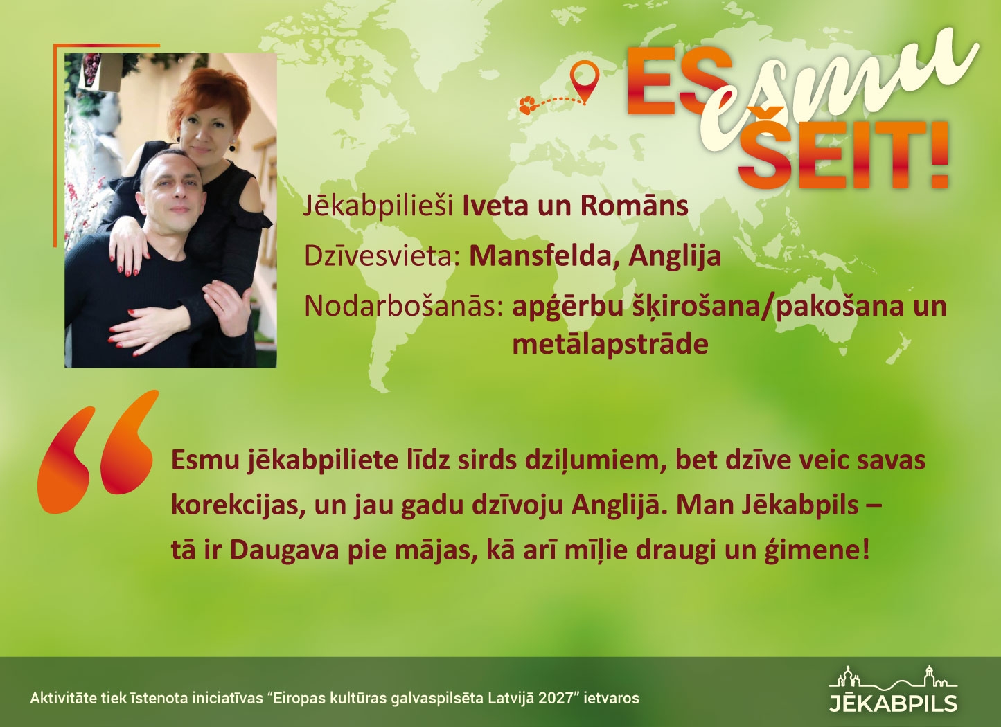 ES esmu šeit