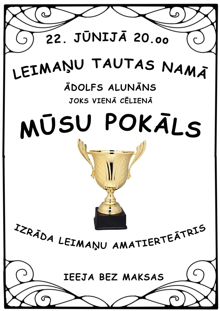 Kultūras pasākuma afiša
