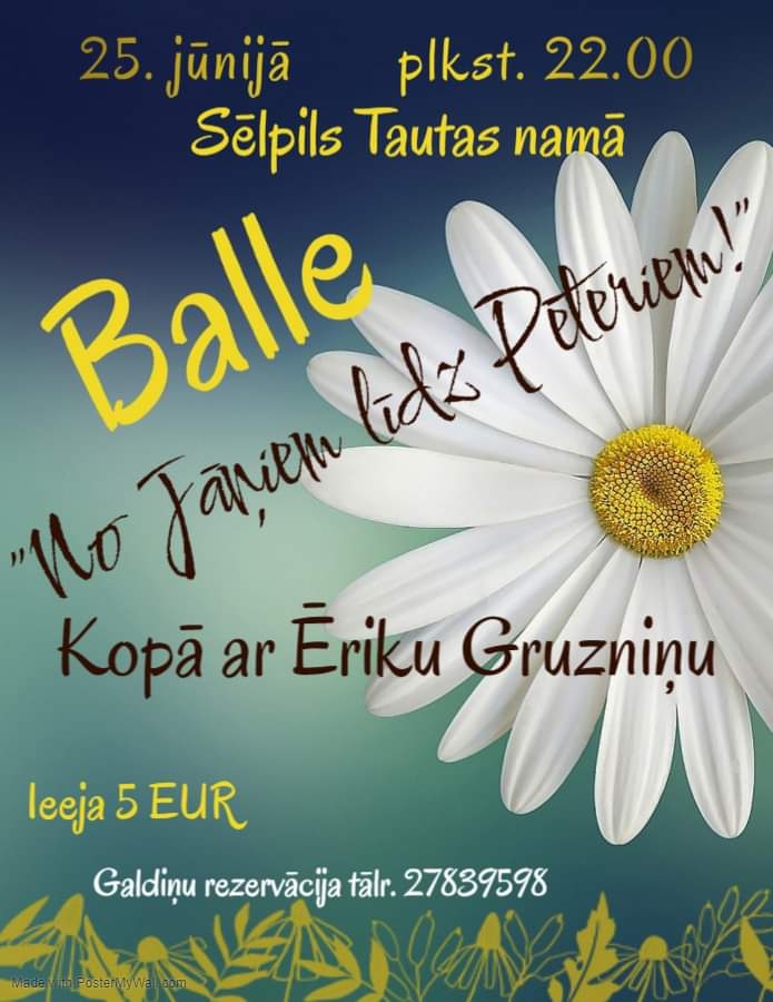 Kultūras pasākuma afiša