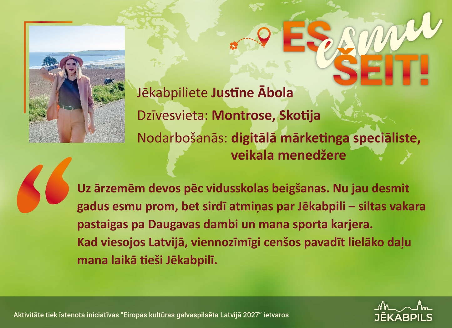 ES esmu šeit