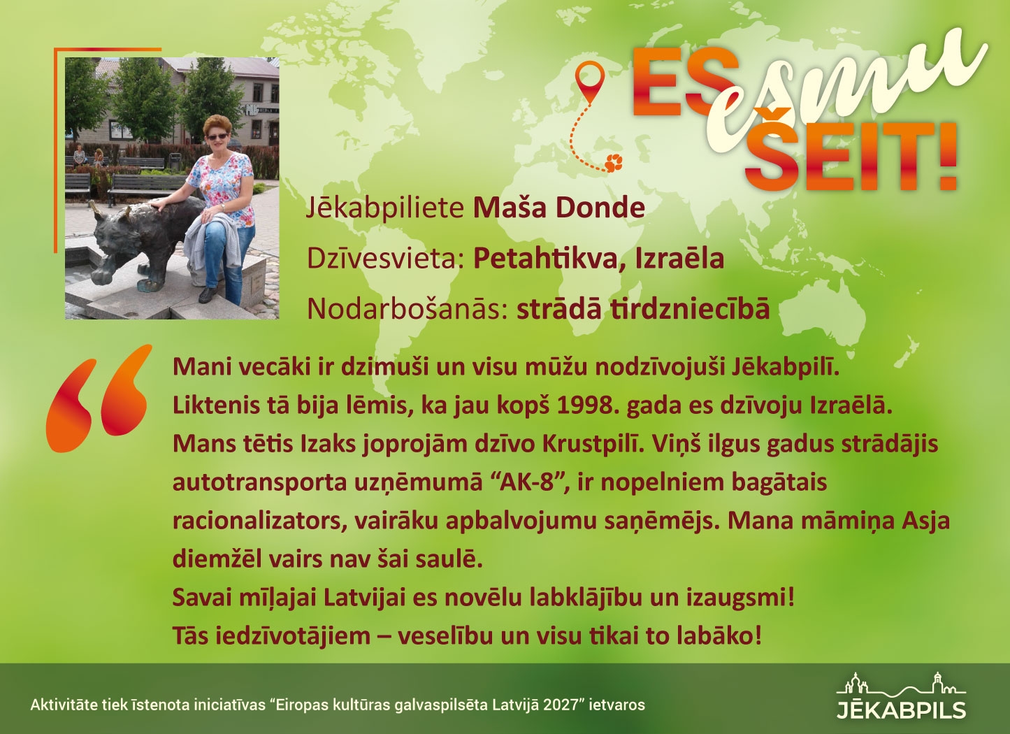 ES esmu šeit