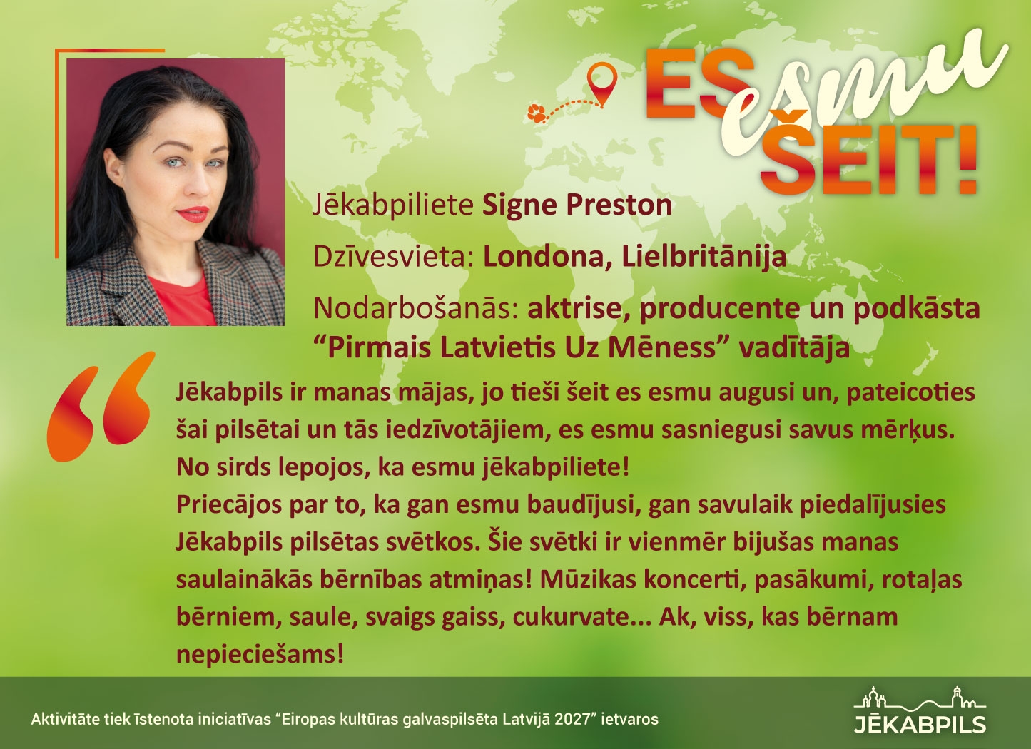 ES esmu šeit