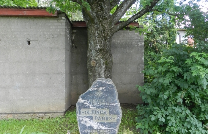 Parastais ozols 14. jūnija parkā