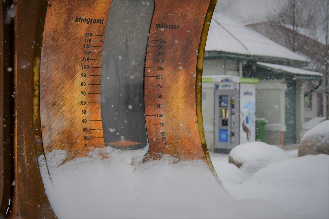 Pilsēta putenī (01.2021)