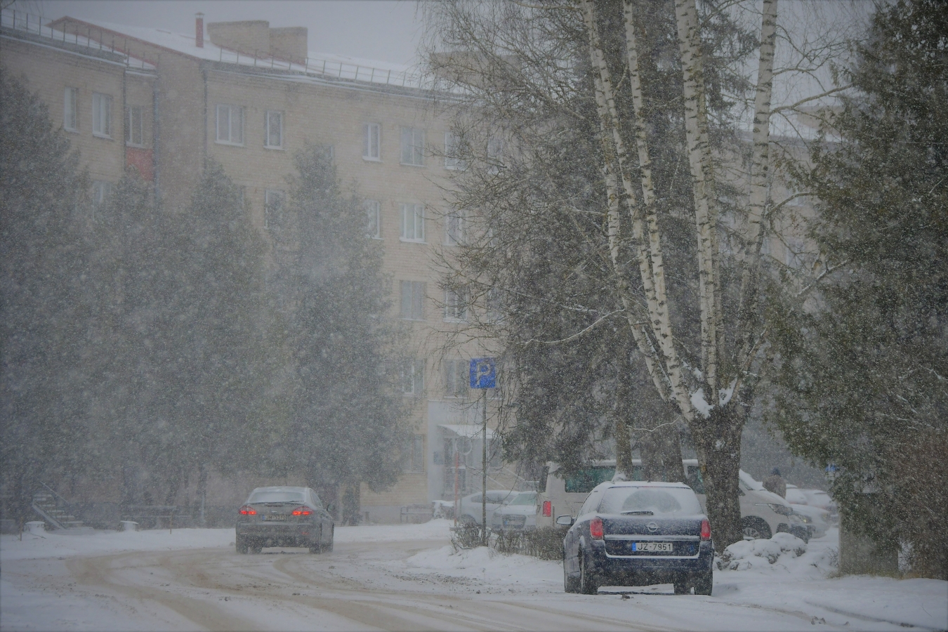 Pilsēta putenī (01.2021)