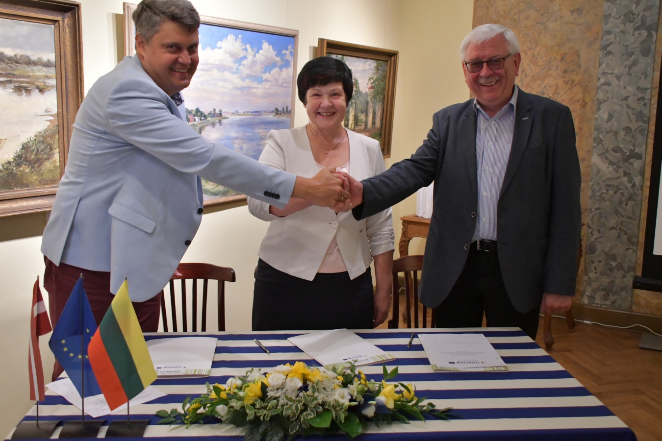 Partnerības līguma parakstīšana