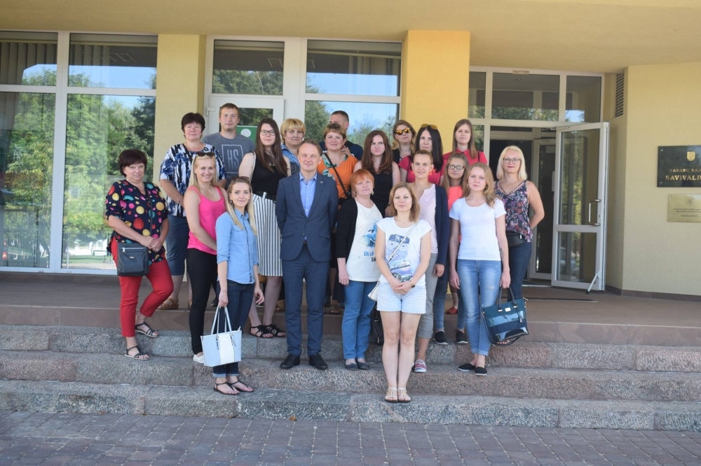 Jēkabpils novada jaunieši viesojas Zarasos, kopbilde