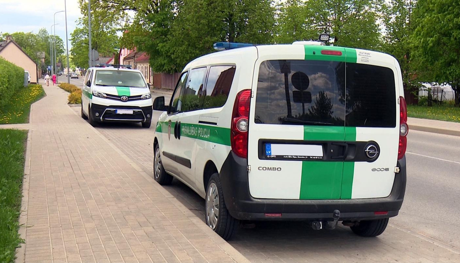 Pašvaldības policijas auto