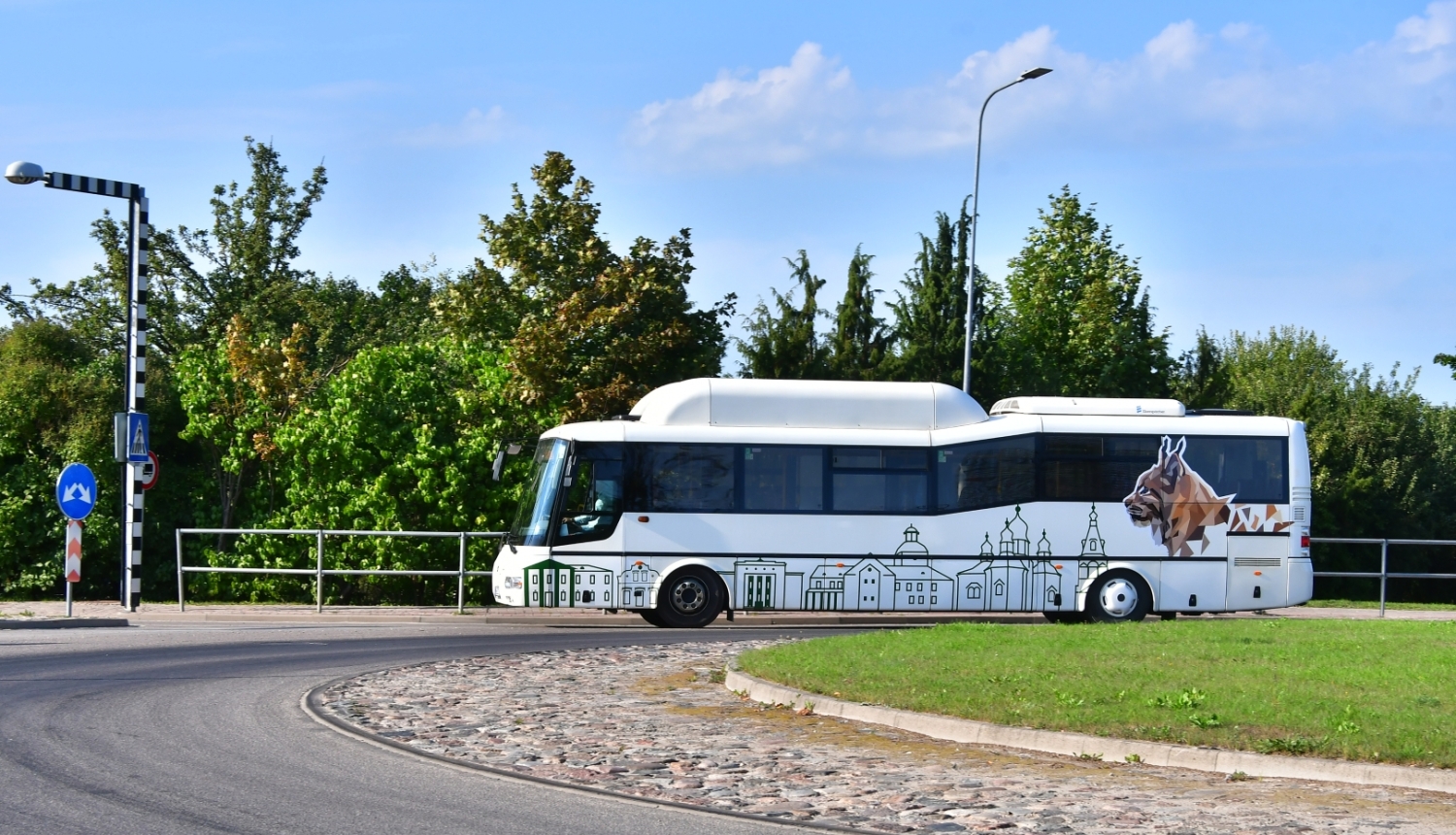 Autobuss uz ceļa Jēkabpilī 