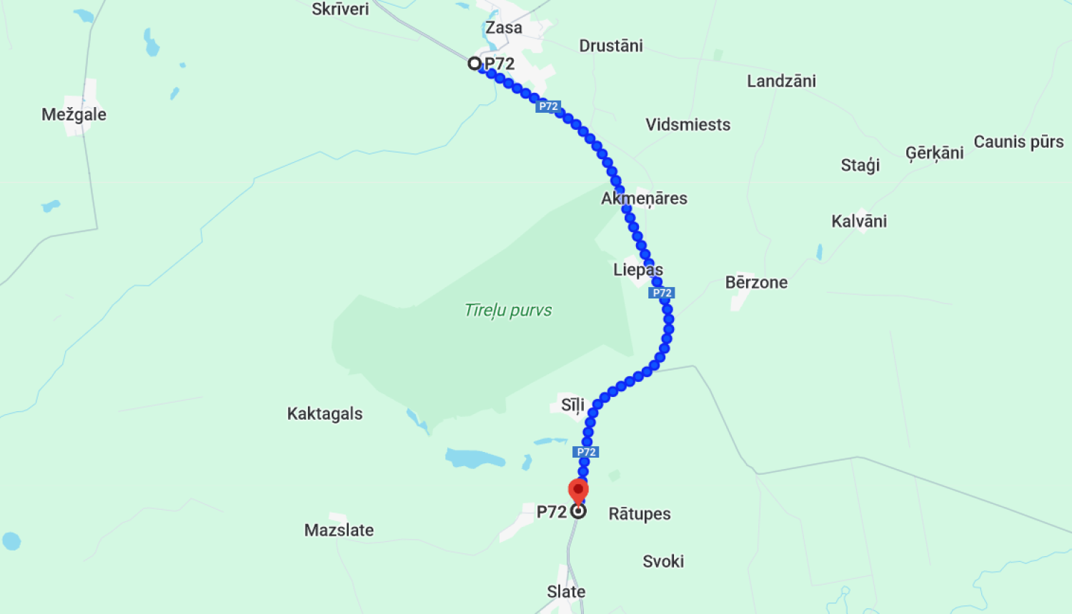 Ceļa posms P72