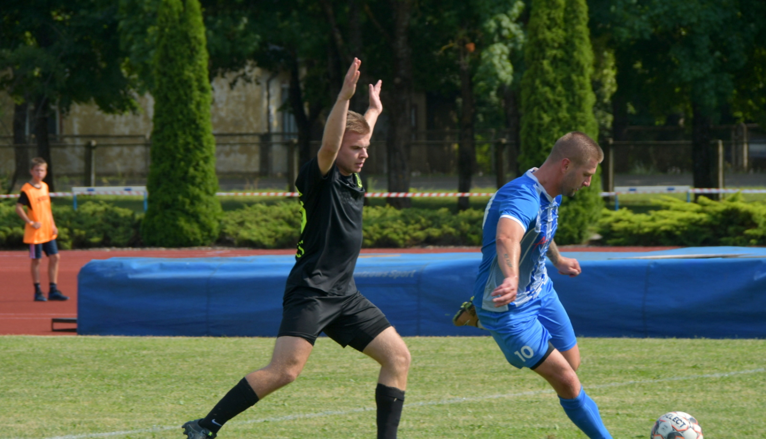 Skats no futbola sacensībām