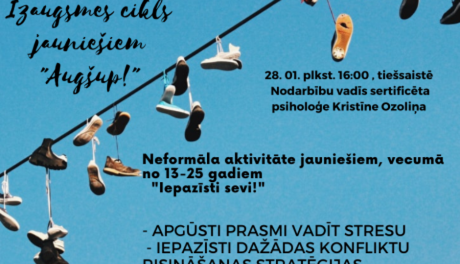 Izaugsmes cikls jauniešiem “Augšup!”