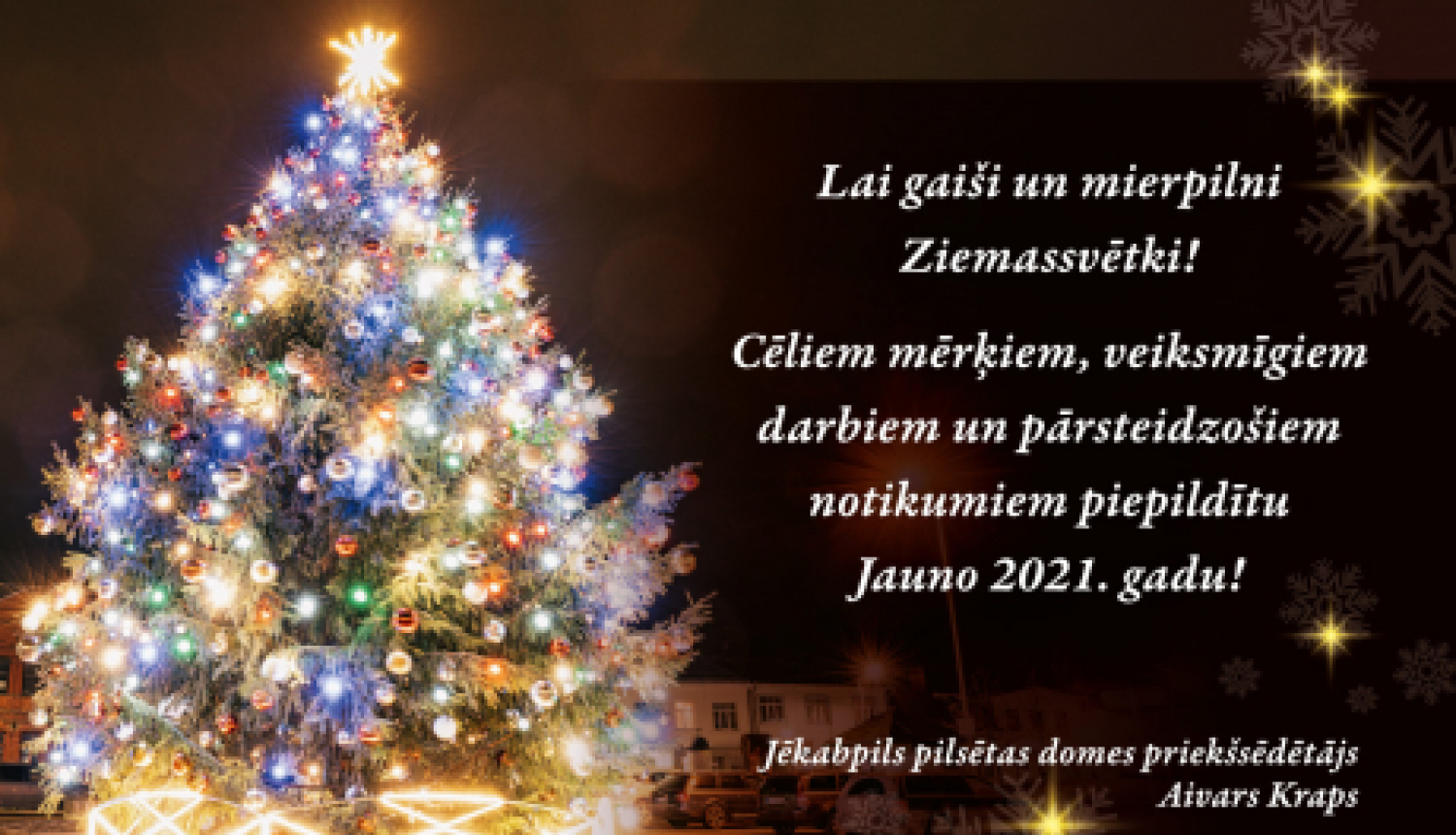 Sveicam svētkos!
