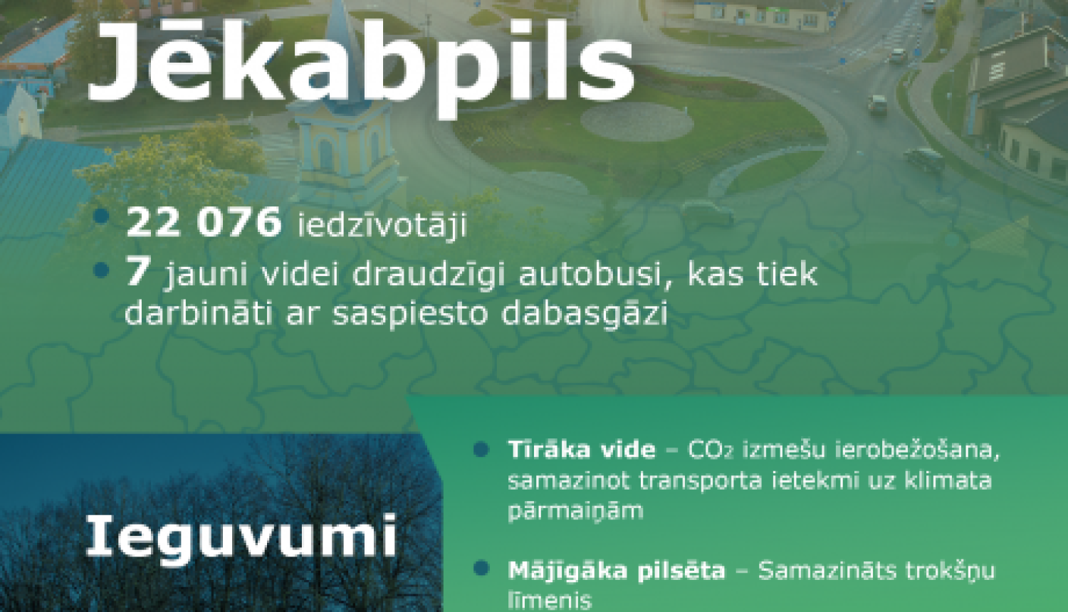 Jēkabpilī pasažieriem ērts, mūsdienīgs un videi draudzīgs sabiedriskais transports