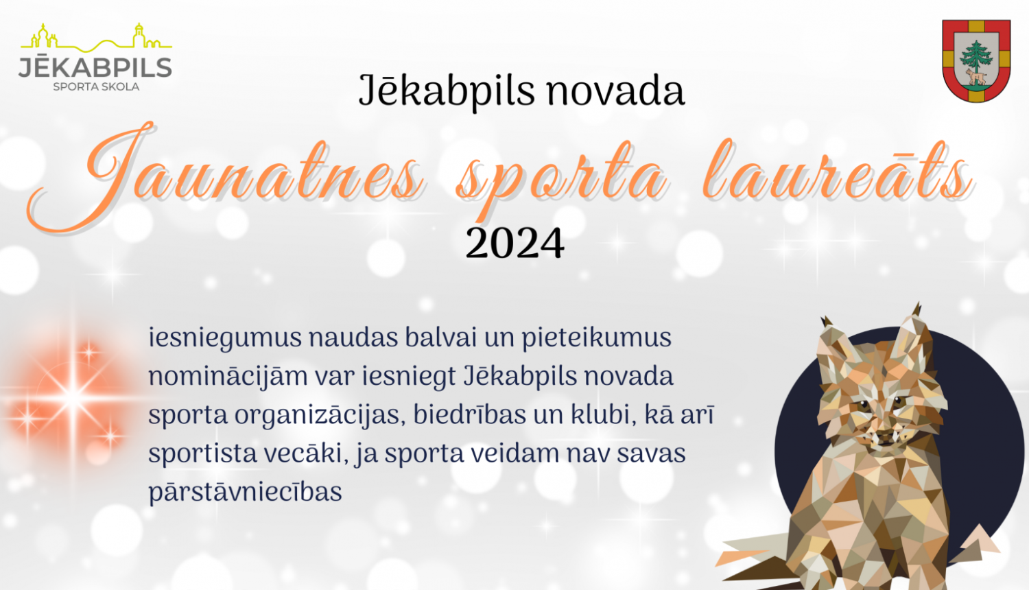 Jaunatnes sporta laureāts 2024 afiša