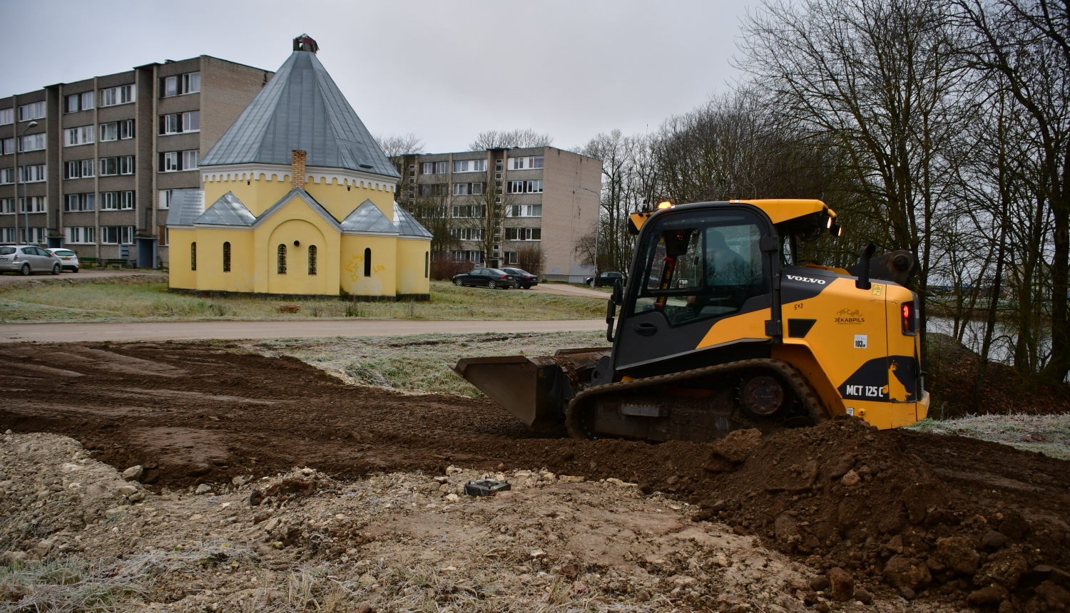 Būvniecības darbi Pils rajonā