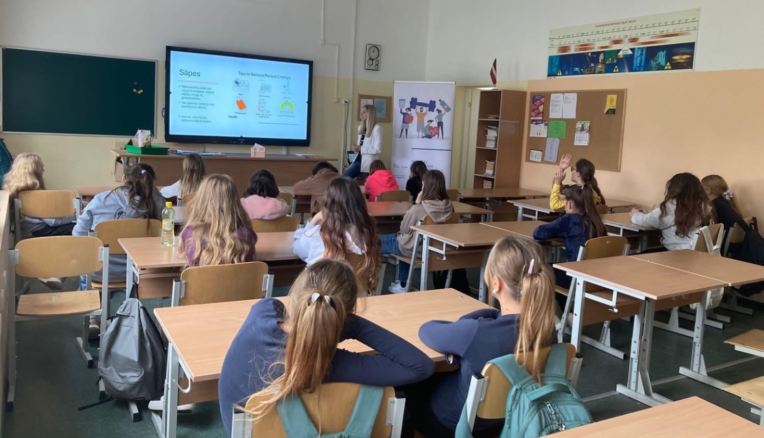 Skolēni klasē