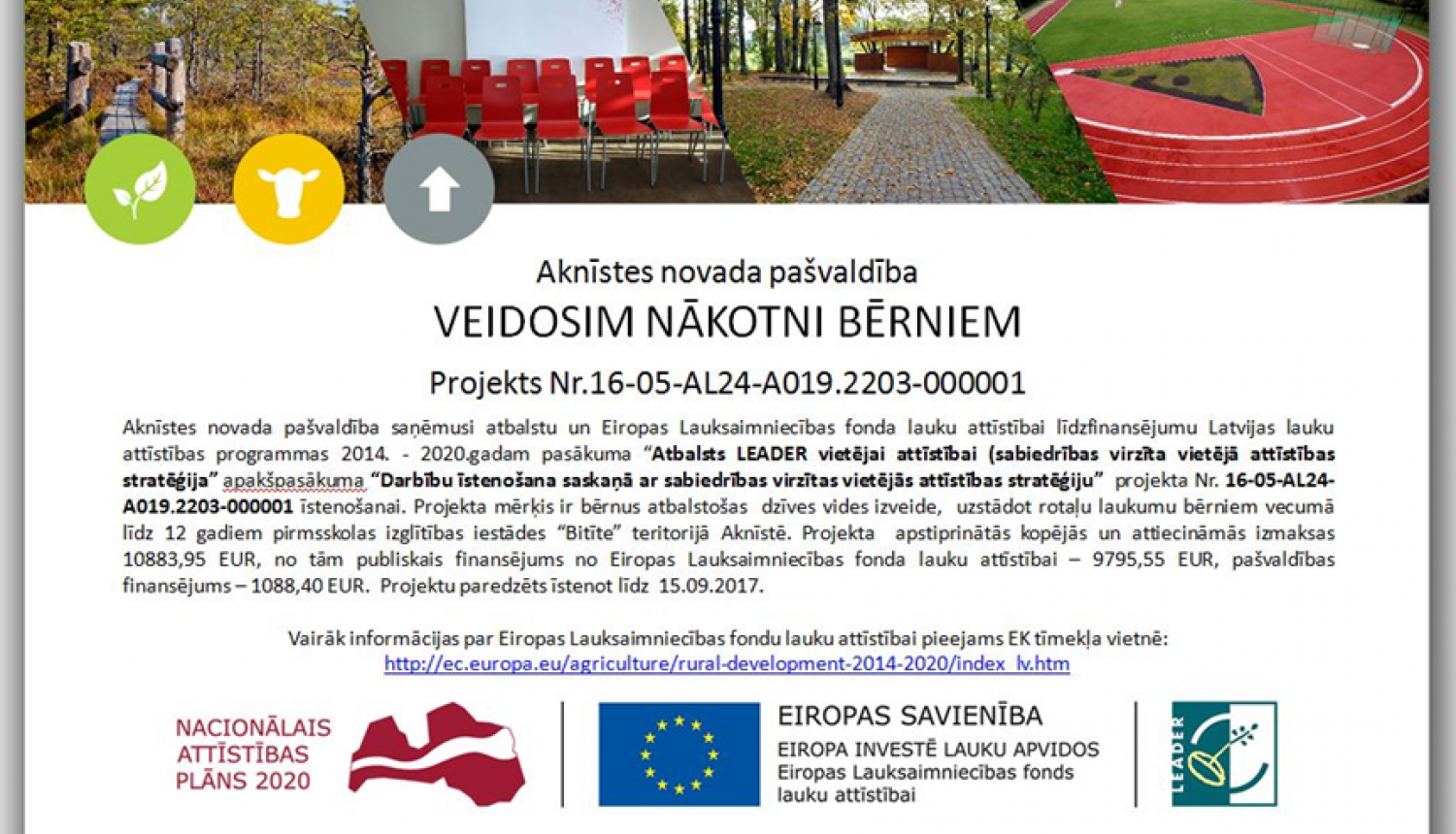 Veidosim nākotni bērniem Aknīstē