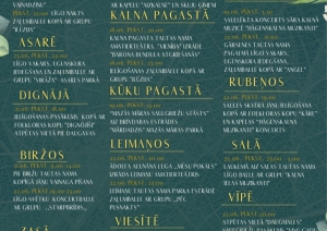 Kultūras pasākuma afiša